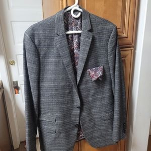 Paisley and Gray Sports Jacket